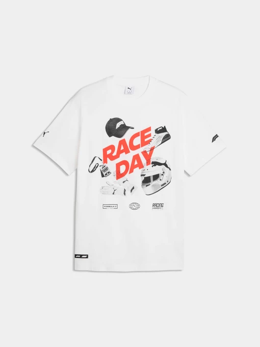 Футболки и поло PUMA F1 Race Day Graphic Tee модель 637115 Фото