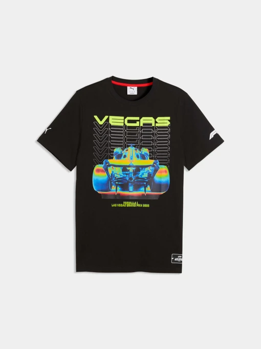 Футболки и поло PUMA F1 Las Vegas Tee модель 637132 Фото