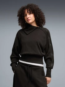 Худи и свитшоты PUMA Asymmetrical Zip Crew модель 637207 Фото