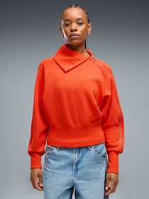 Худи и свитшоты PUMA Asymmetrical Zip Crew модель 637207 Фото