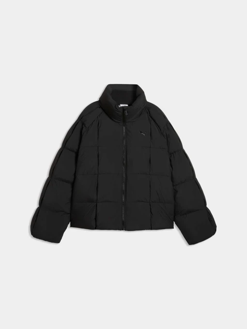 Куртки и дубленки PUMA T7 Pleat Puffer Jacket W модель 637144 Фото