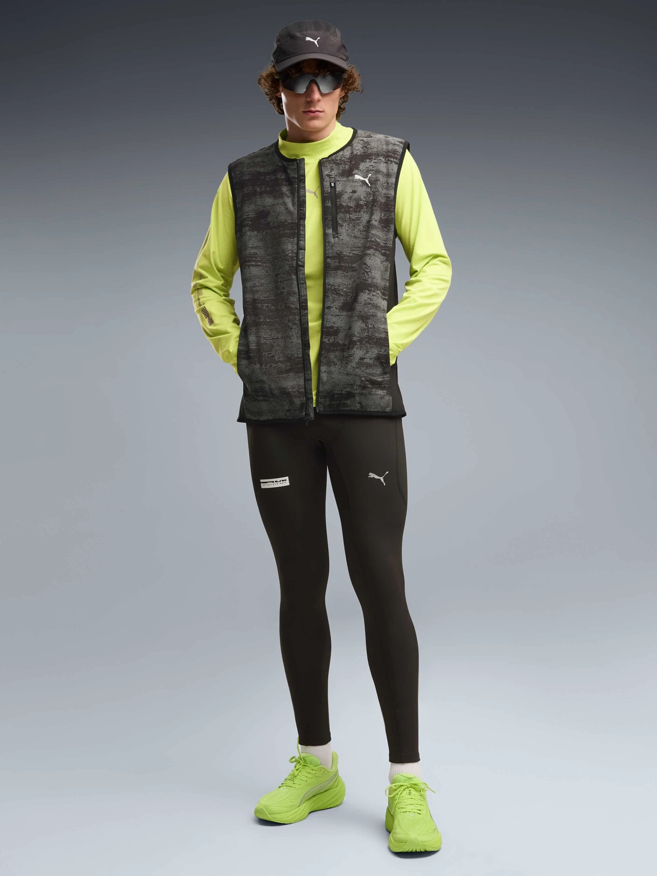 Брюки PUMA M Brightstride Warm Fl Tight модель 529006 Брюки PUMA M Brightstride Warm Fl Tight модель 529006 Фото