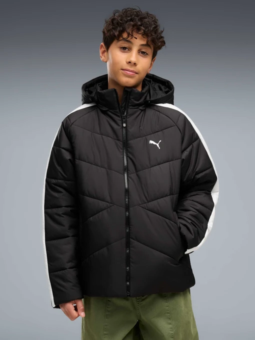 Дитяча Демісезонна куртка PUMA T7 Quilted Puffer Jacket фото 3