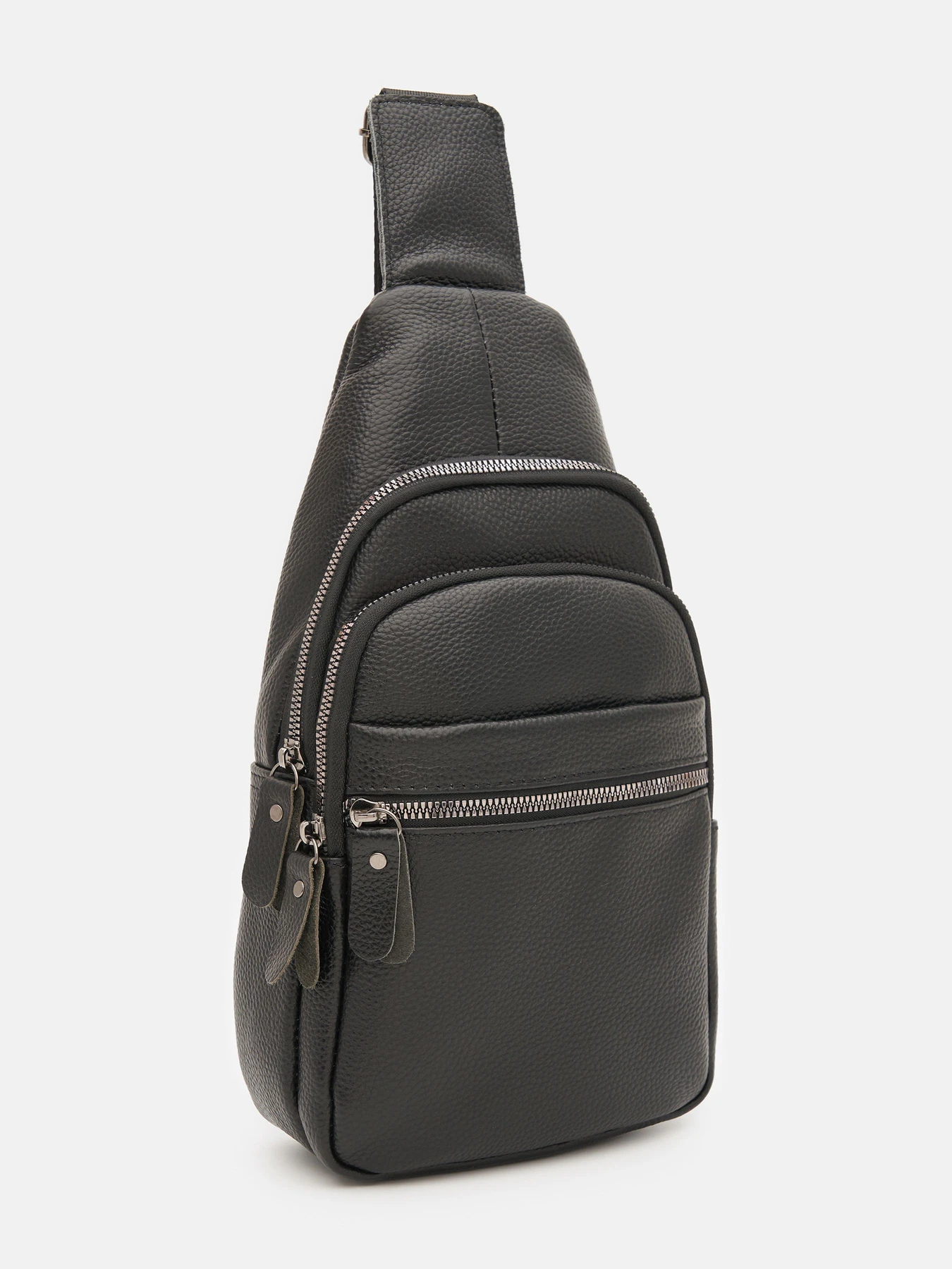 Сумки Borsa Leather модель K18883bl-black Фото