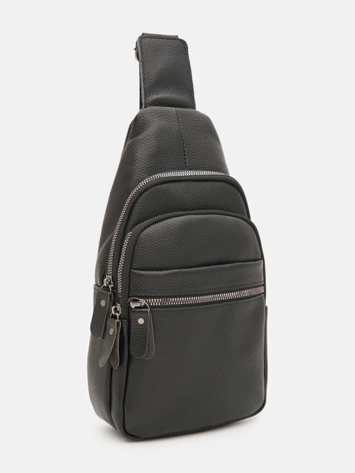 Сумки Borsa Leather модель K18883bl-black Фото