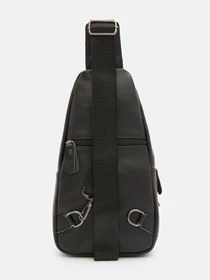 Сумки Borsa Leather модель K18883bl-black Фото