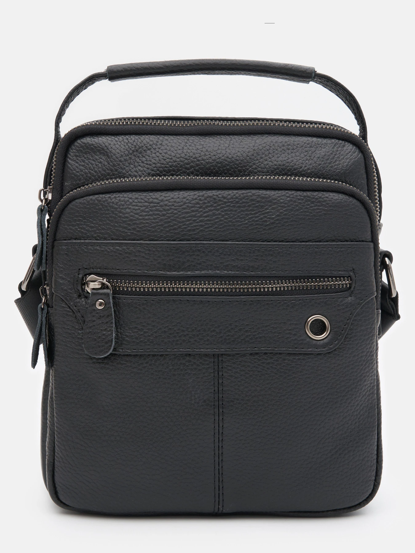 Сумки Borsa Leather модель K12610D-black Фото