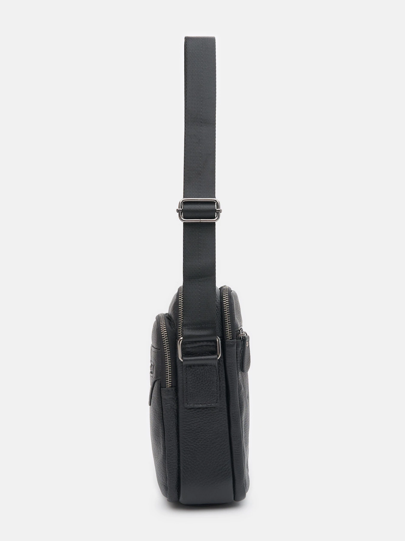Сумки Borsa Leather модель K12610D-black Фото