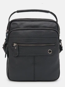 Сумки Borsa Leather модель K12610D-black Фото