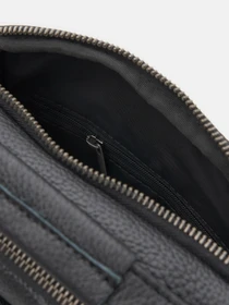 Сумки Borsa Leather модель K12610D-black Фото