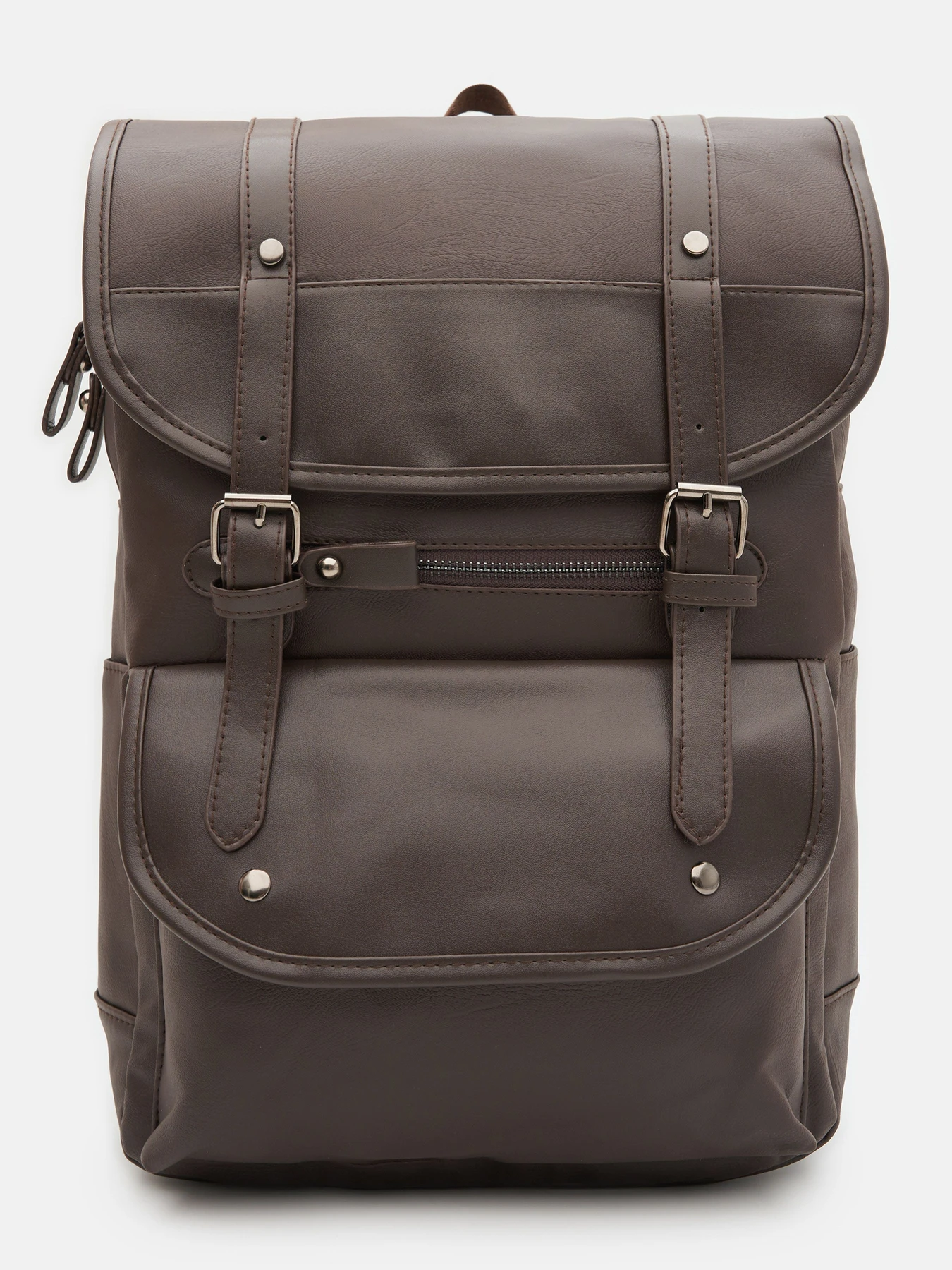 Рюкзаки Borsa Leather модель C1955br-brown Фото