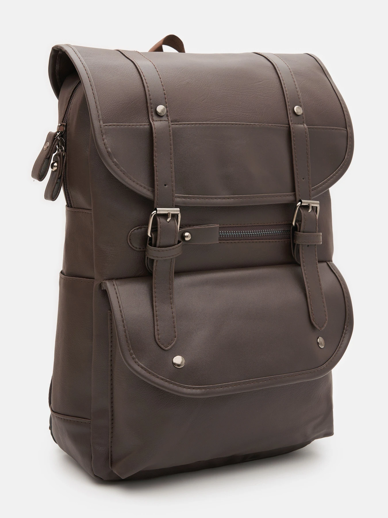 Рюкзаки Borsa Leather модель C1955br-brown Фото