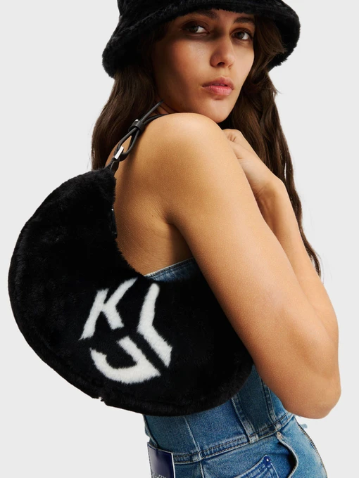 Karl Lagerfeld Jeans Сумка колір чорний фото 2