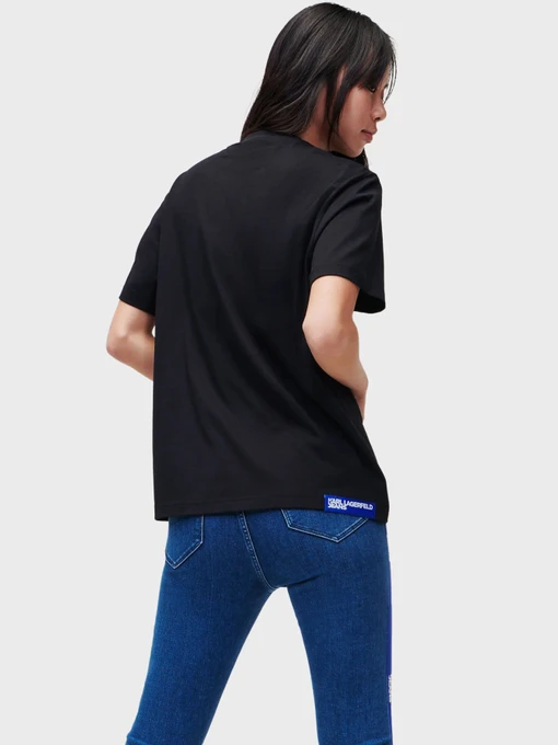 Бавовняна Жіноча Футболка Karl Lagerfeld Jeans фото 2