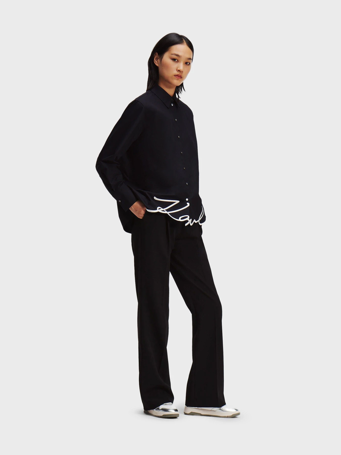 Рубашки Karl Lagerfeld модель 236W1606 Рубашки Karl Lagerfeld модель 236W1606 Фото