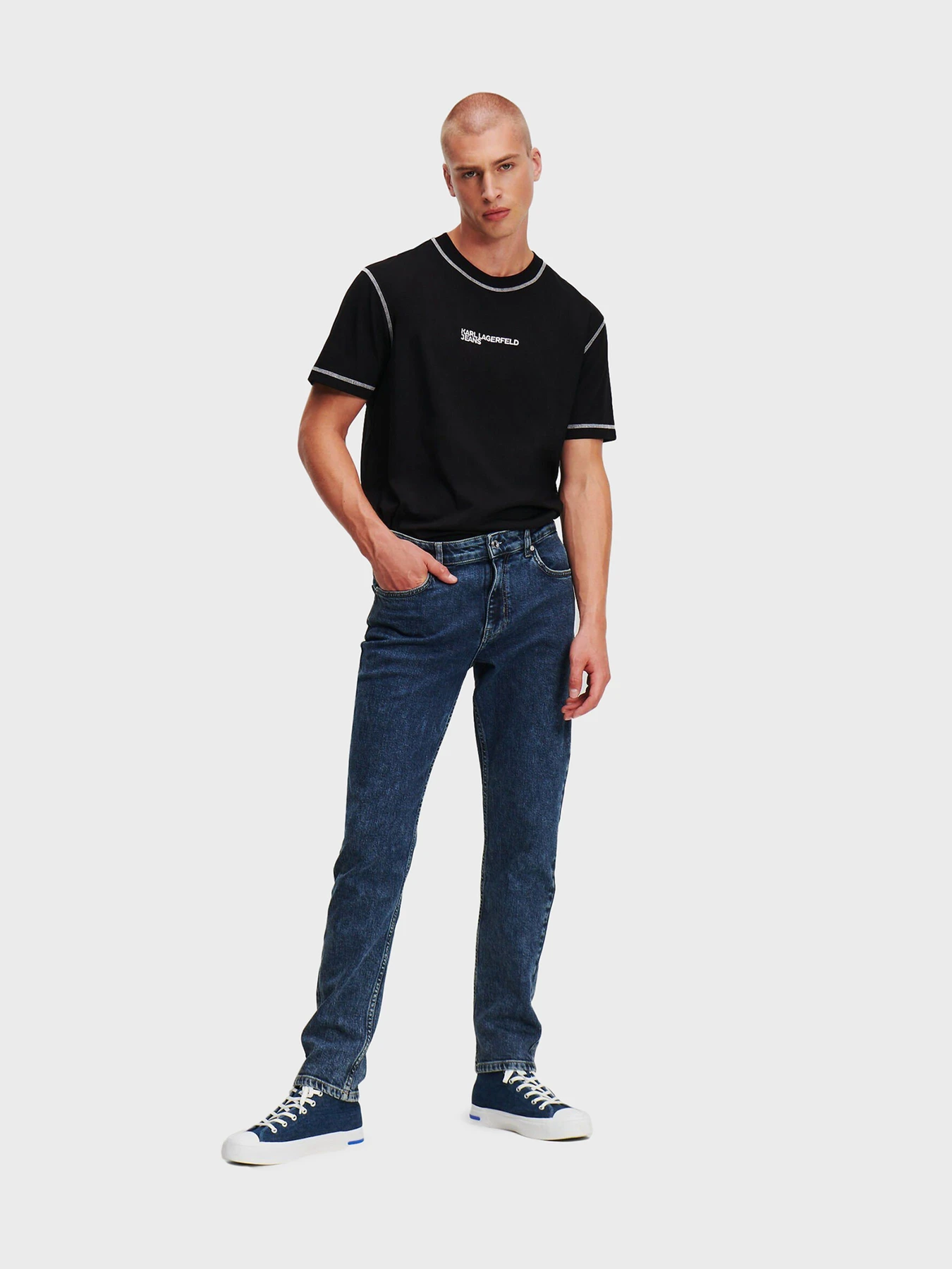 Джинсы Karl Lagerfeld Jeans модель 240D1103 Джинсы Karl Lagerfeld Jeans модель 240D1103 Фото