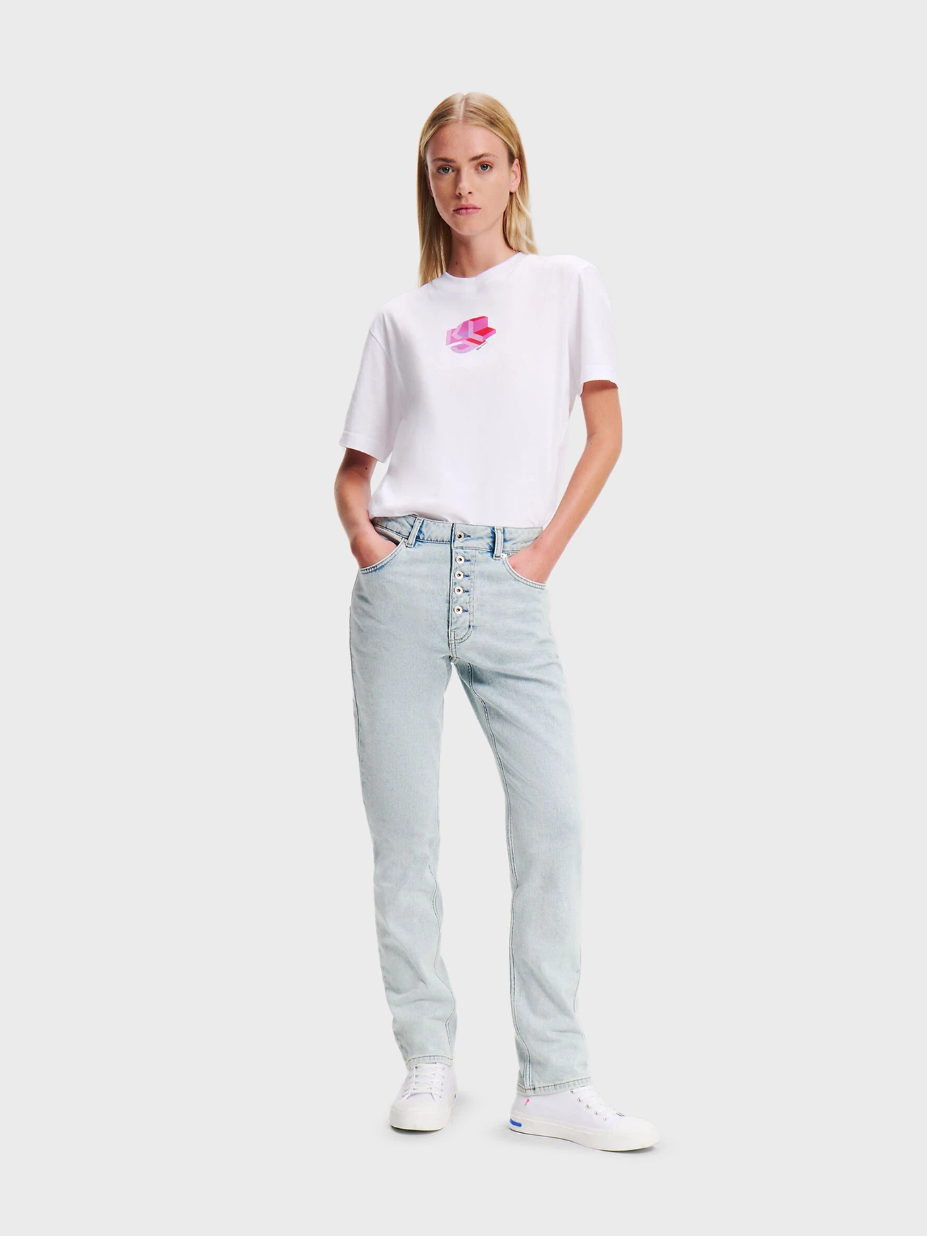 Джинсы Karl Lagerfeld Jeans модель 241J1109 Джинсы Karl Lagerfeld Jeans модель 241J1109 Фото