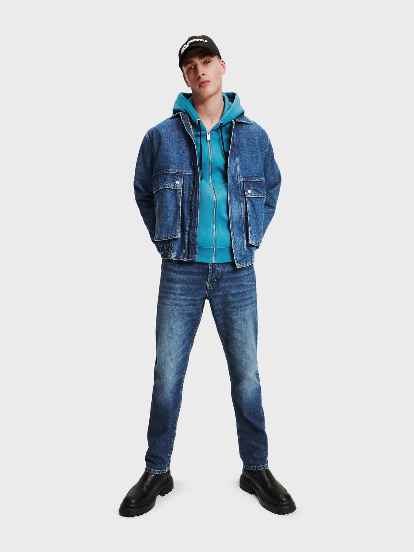 Куртки и дубленки Karl Lagerfeld Jeans модель 245D1401 Куртки и дубленки Karl Lagerfeld Jeans модель 245D1401 Фото