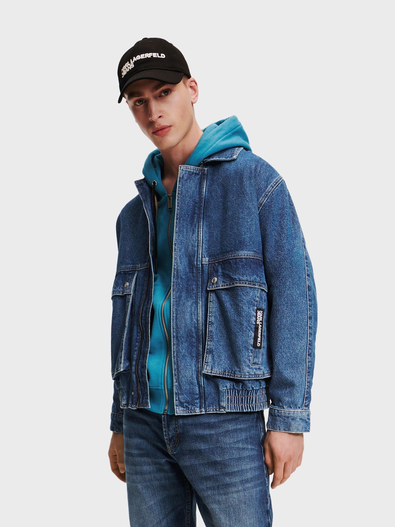 Куртки и дубленки Karl Lagerfeld Jeans модель 245D1401 Куртки и дубленки Karl Lagerfeld Jeans модель 245D1401 Фото