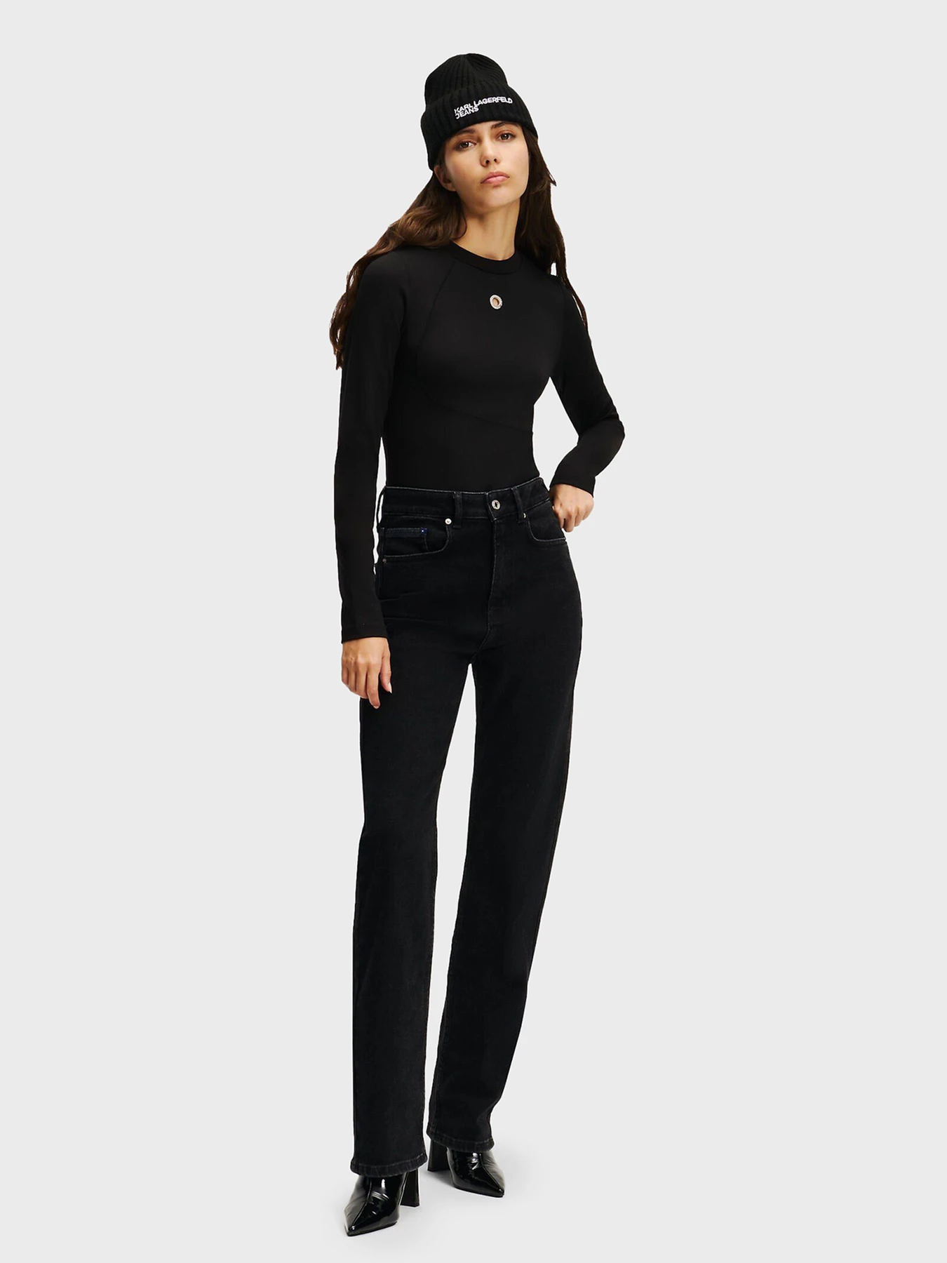 Джинсы Karl Lagerfeld Jeans модель 245J1116 Джинсы Karl Lagerfeld Jeans модель 245J1116 Фото