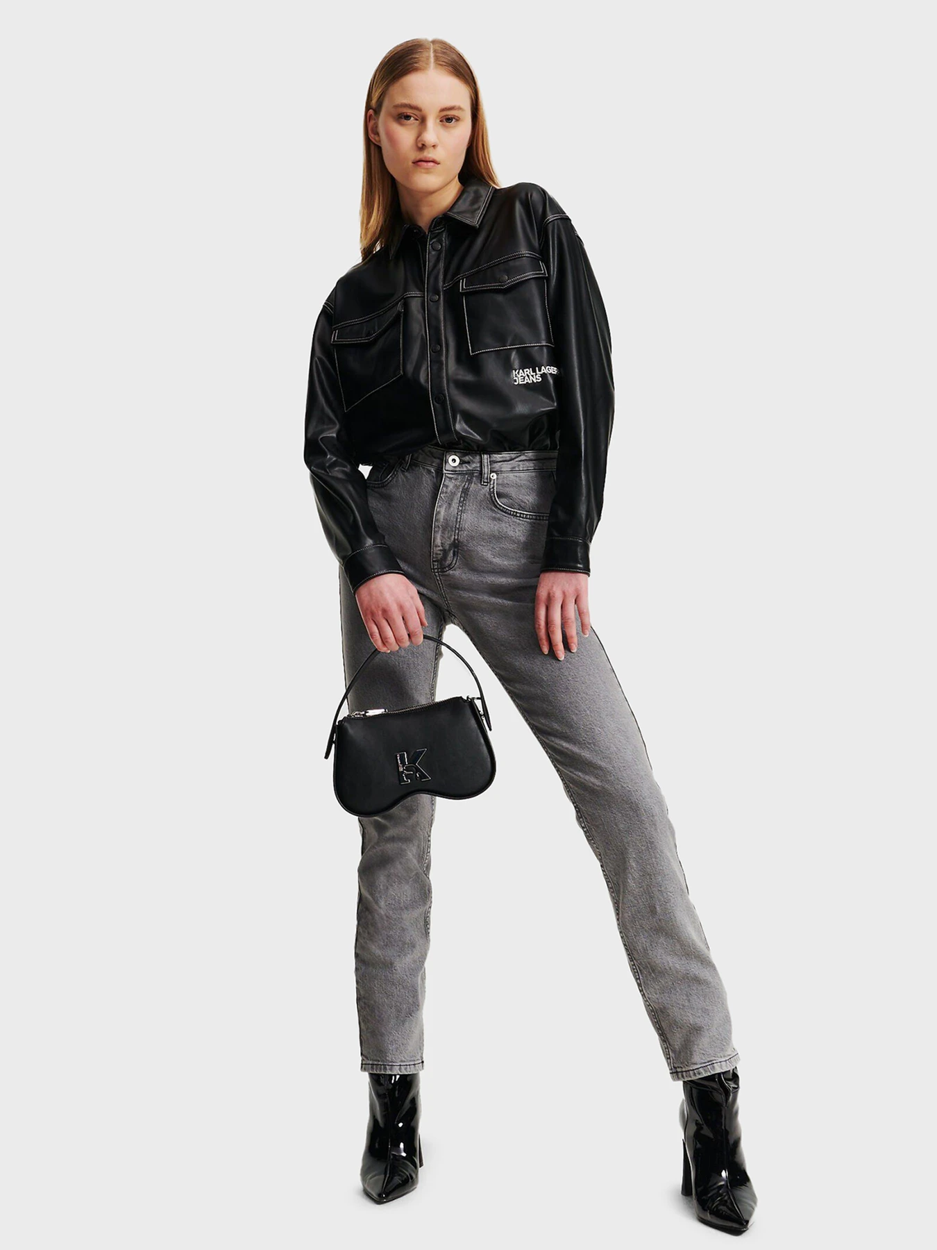 Куртки и дубленки Karl Lagerfeld Jeans модель 245J1604 Куртки и дубленки Karl Lagerfeld Jeans модель 245J1604 Фото