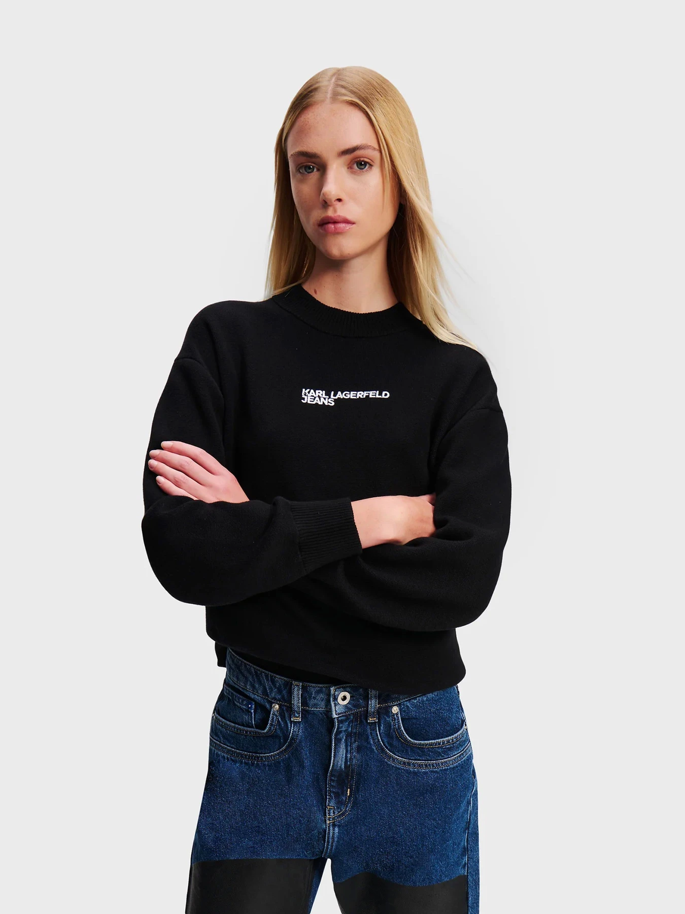 Свитеры и кардиганы Karl Lagerfeld Jeans модель 245J2000 Фото
