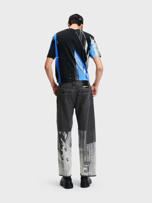 Бавовняні Чоловічі Прямі джинси Karl Lagerfeld Jeans фото 3