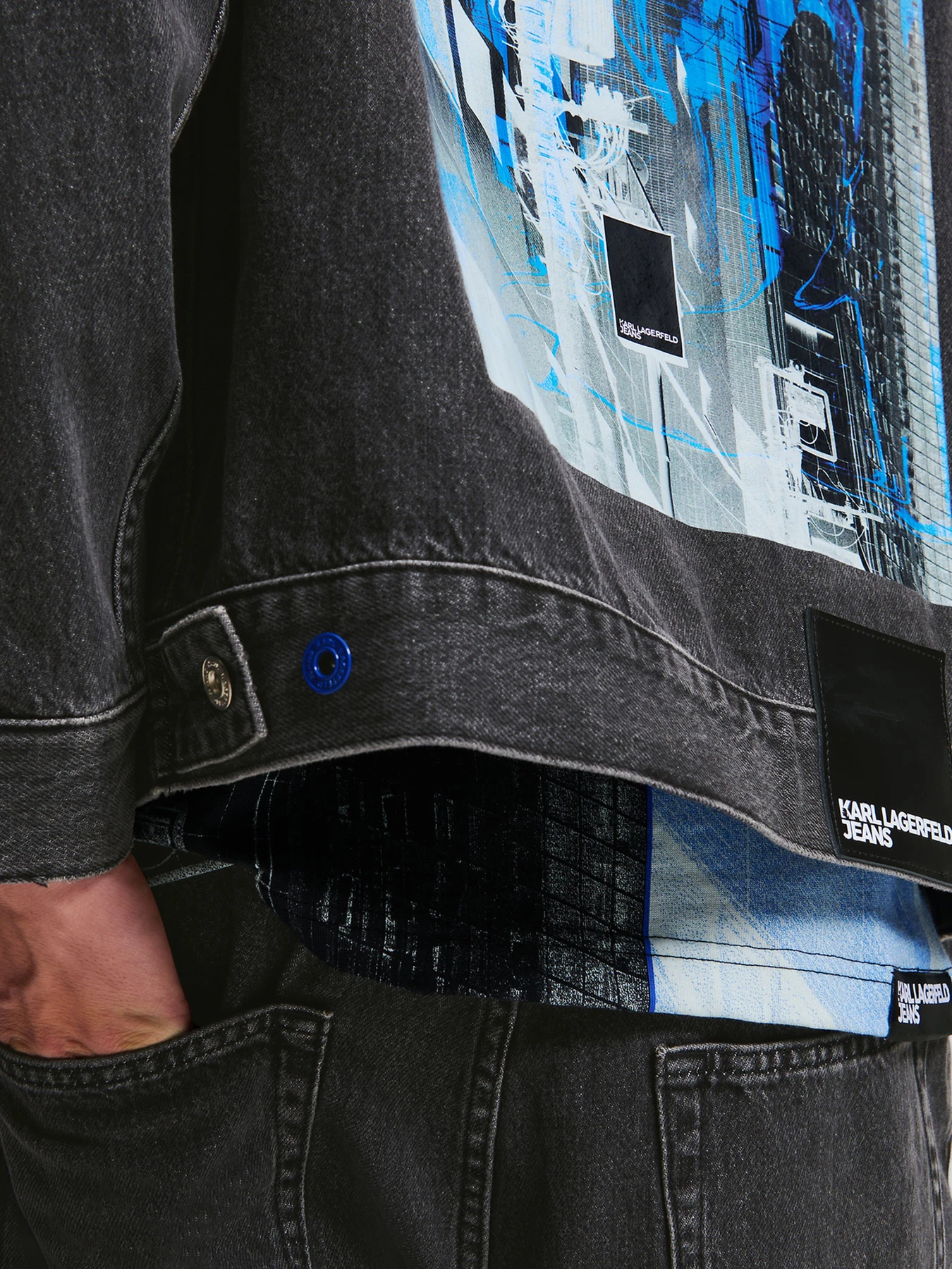 Куртки и дубленки Karl Lagerfeld Jeans модель 246D1401 Куртки и дубленки Karl Lagerfeld Jeans модель 246D1401 Фото