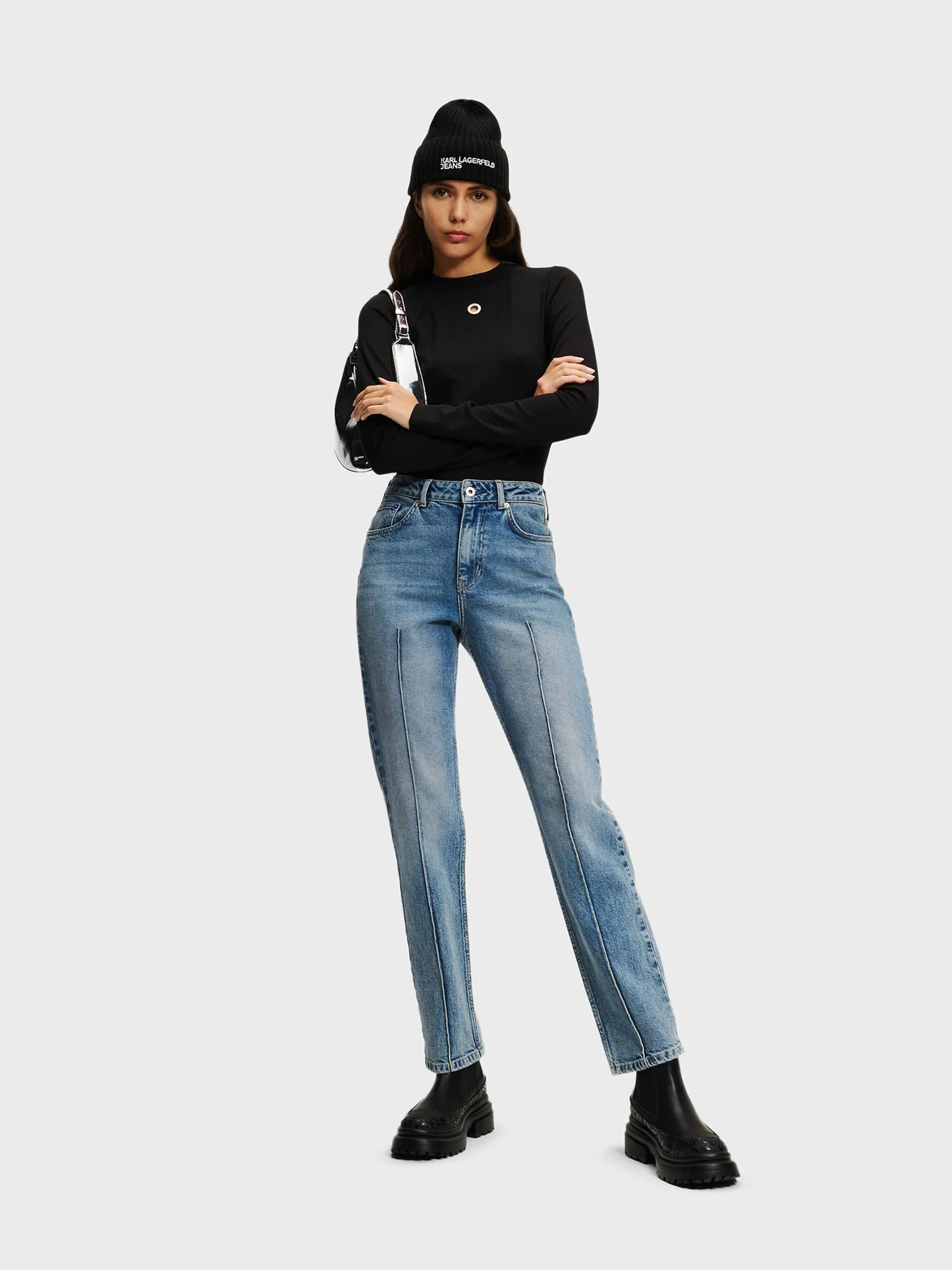 Джинсы Karl Lagerfeld Jeans модель 246J1105 Джинсы Karl Lagerfeld Jeans модель 246J1105 Фото