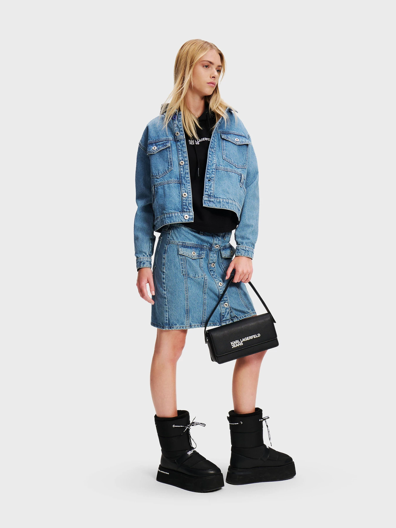 Куртки и дубленки Karl Lagerfeld Jeans модель 246J1400 Фото