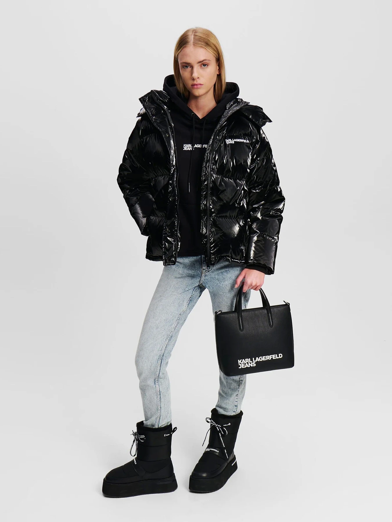 Куртки и дубленки Karl Lagerfeld Jeans модель 246J1503 Куртки и дубленки Karl Lagerfeld Jeans модель 246J1503 Фото