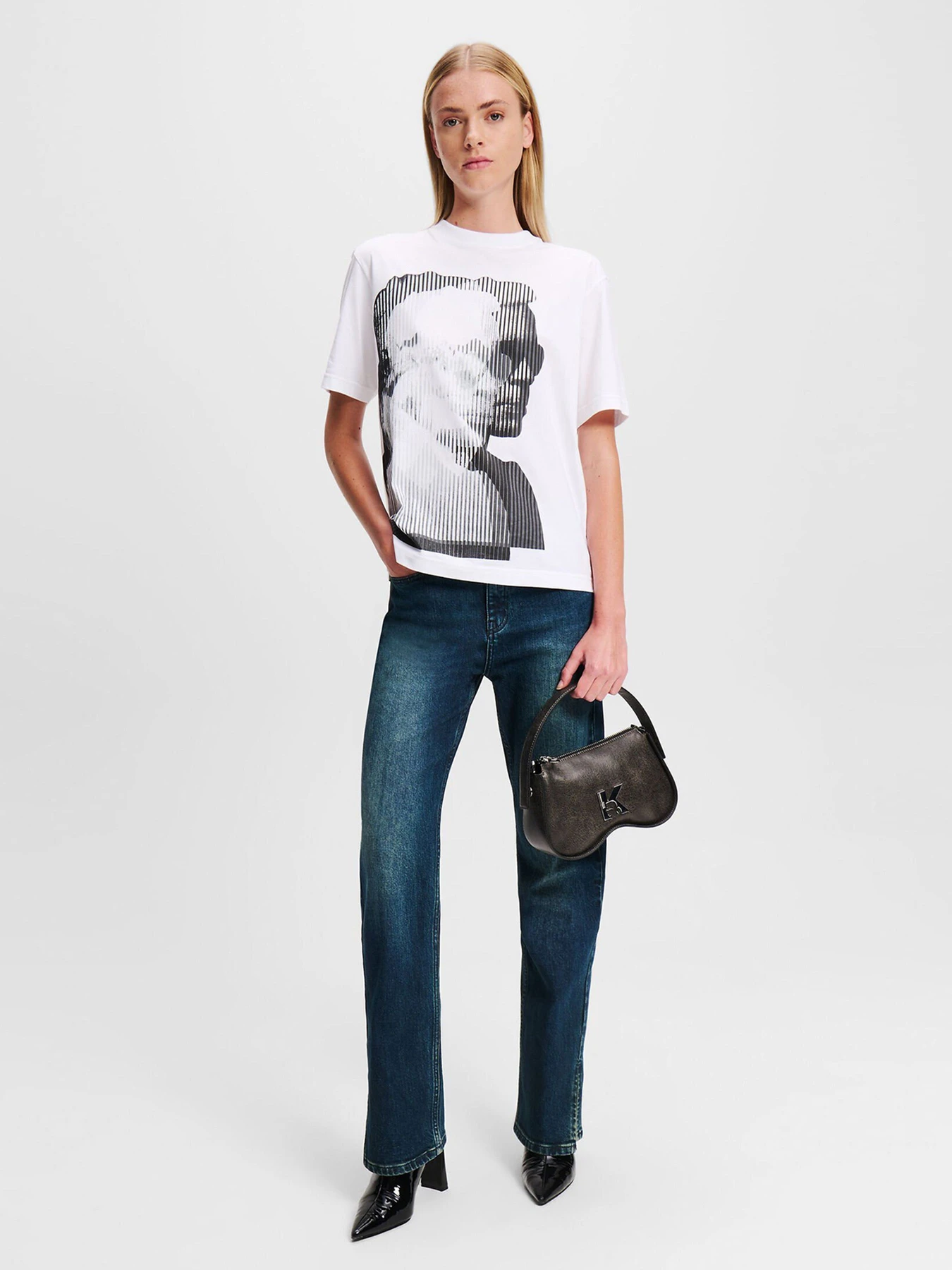 Футболки и поло Karl Lagerfeld Jeans модель 246J1707 Футболки и поло Karl Lagerfeld Jeans модель 246J1707 Фото