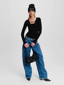 Свитеры и кардиганы Karl Lagerfeld Jeans модель 246J2002 Фото