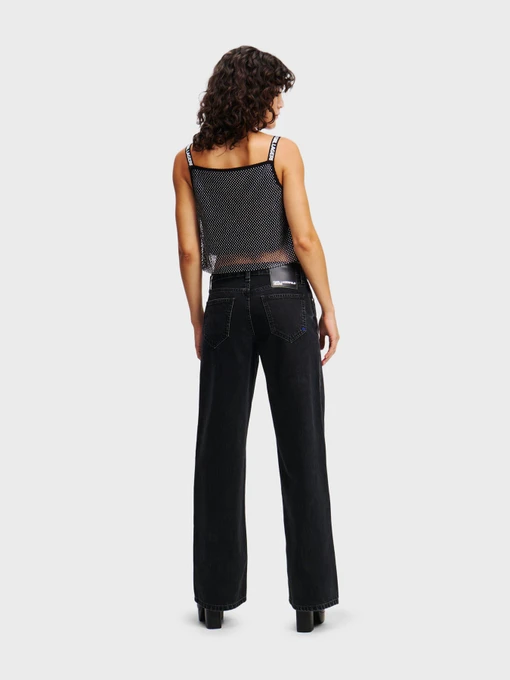 Бавовняні Жіночі Прямі джинси Karl Lagerfeld Jeans фото 2