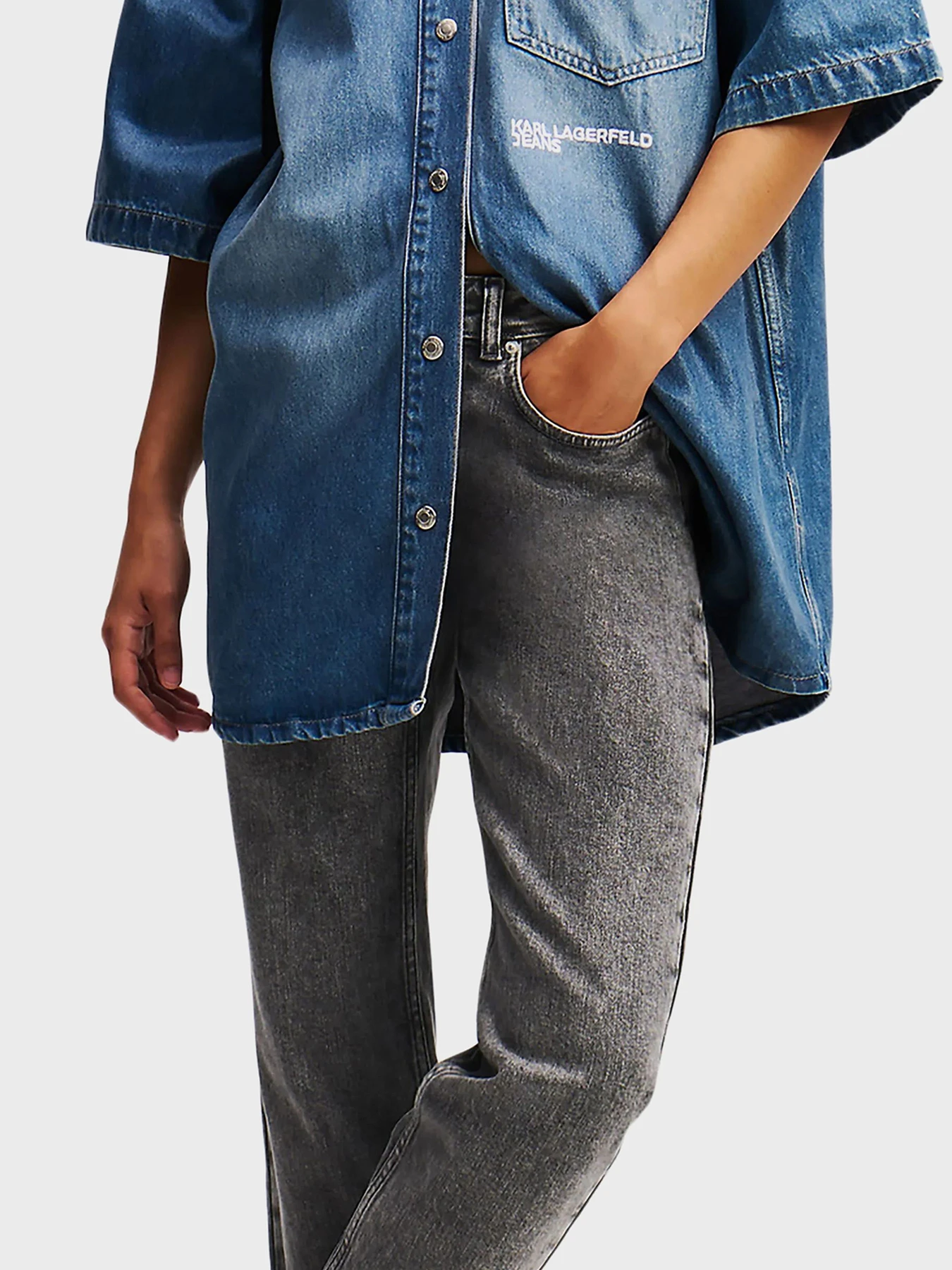 Джинсы Karl Lagerfeld Jeans модель A1W10041 Джинсы Karl Lagerfeld Jeans модель A1W10041 Фото