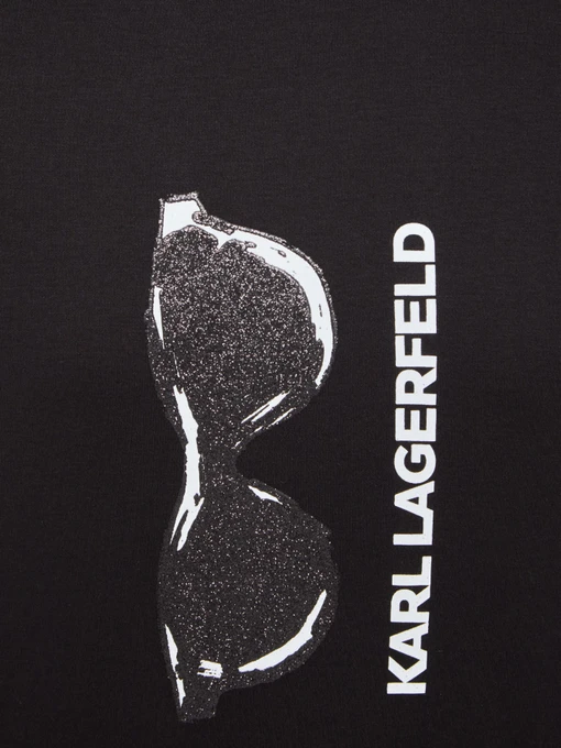 Бавовняна Жіноча Футболка Karl Lagerfeld фото 3