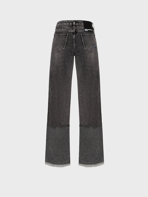 Бавовняні Жіночі Прямі джинси Karl Lagerfeld Jeans фото 2