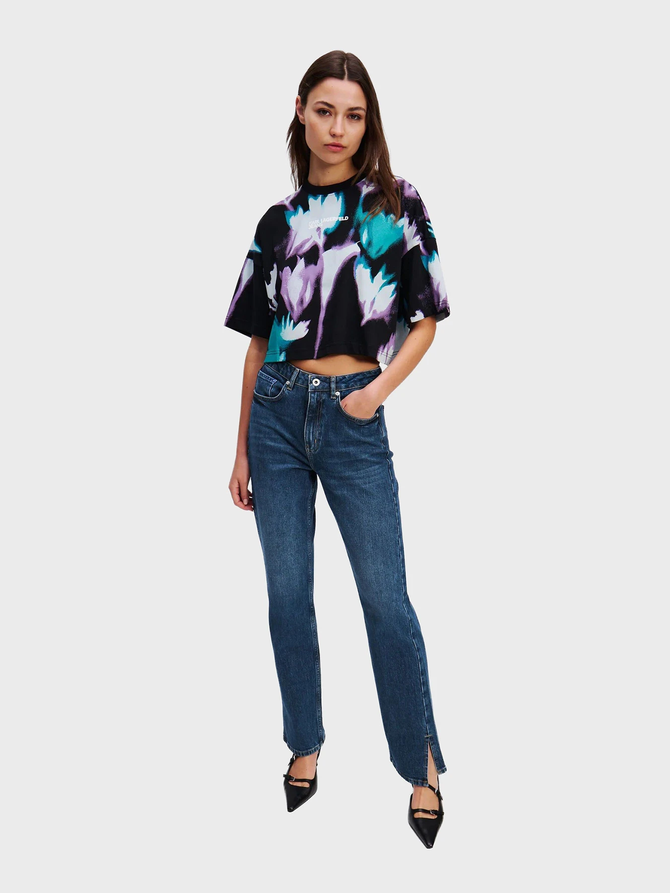 Джинсы Karl Lagerfeld Jeans модель A3W10061 Джинсы Karl Lagerfeld Jeans модель A3W10061 Фото