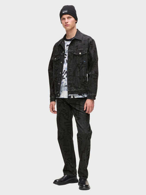 Бавовняна Чоловіча Джинсова куртка Karl Lagerfeld Jeans фото 2