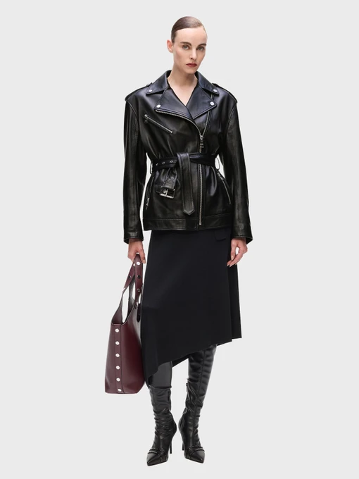 Шкіряна Жіноча Шкіряна куртка Karl Lagerfeld фото 2