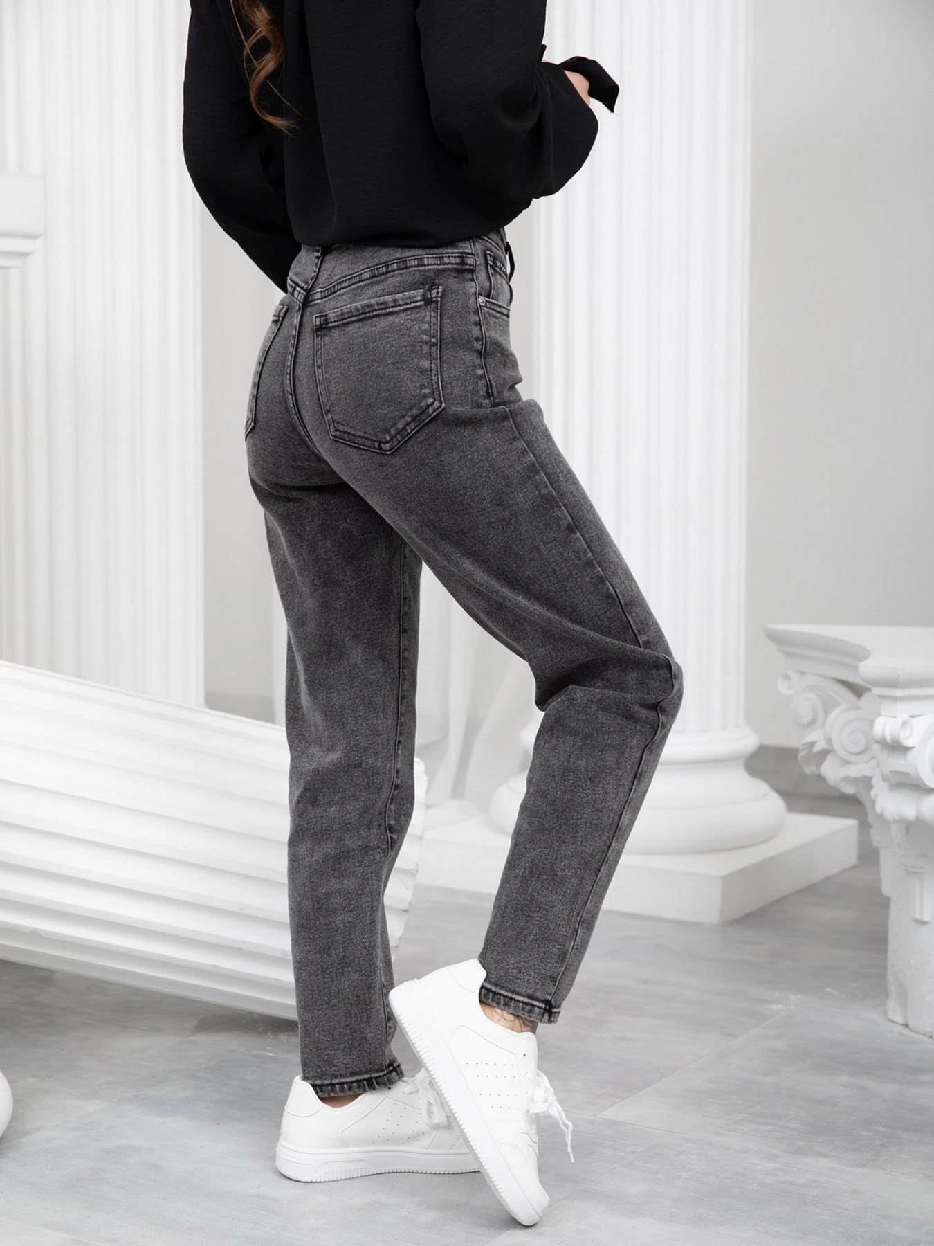 Джинси ISSA Plus модель WN20-235_grey Джинси ISSA Plus модель WN20-235_grey Фото