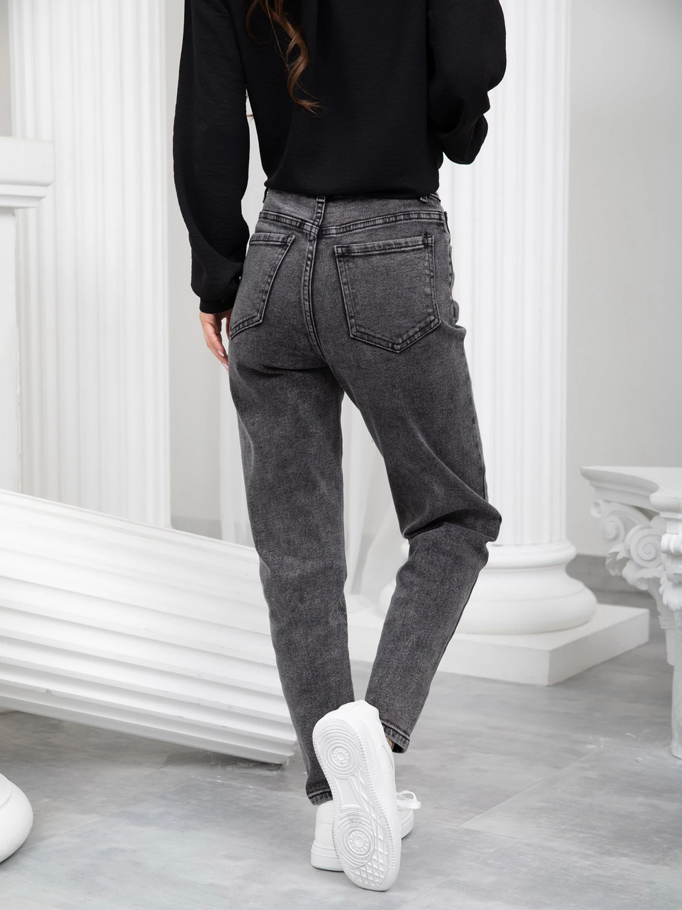 Джинси ISSA Plus модель WN20-235_grey Джинси ISSA Plus модель WN20-235_grey Фото