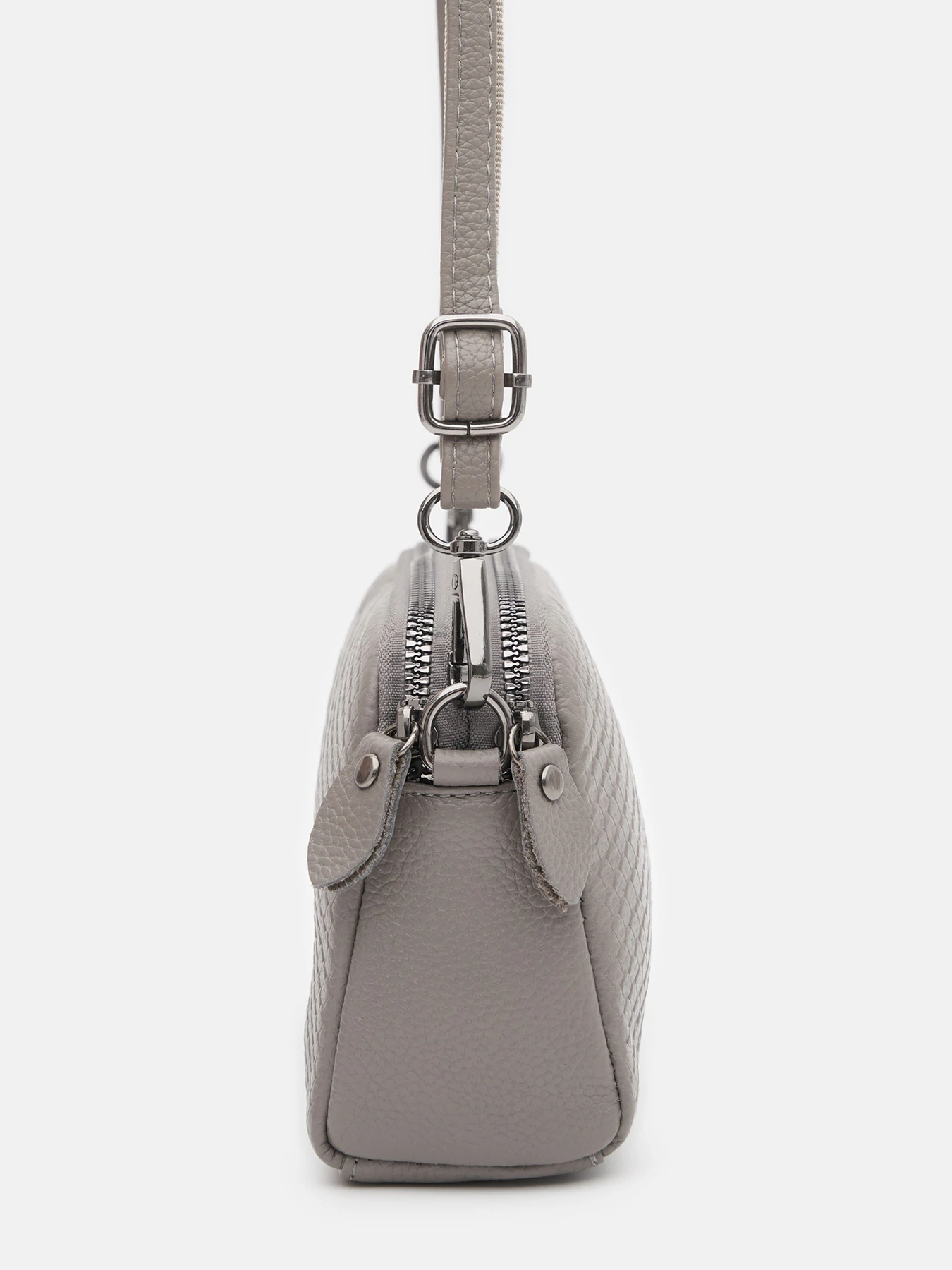 Сумки Borsa Leather модель K12504gr-grey Фото