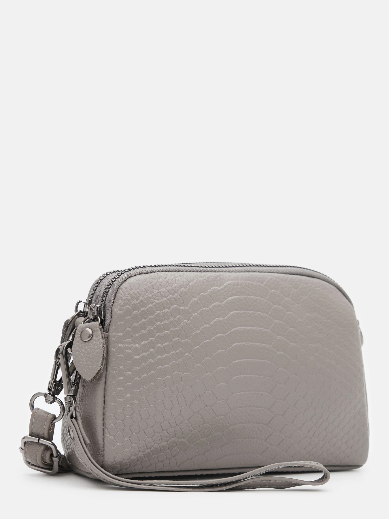 Сумки Borsa Leather модель K12504gr-grey Фото
