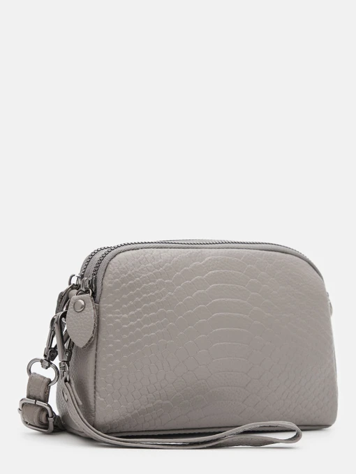 Сумки Borsa Leather модель K12504gr-grey Фото