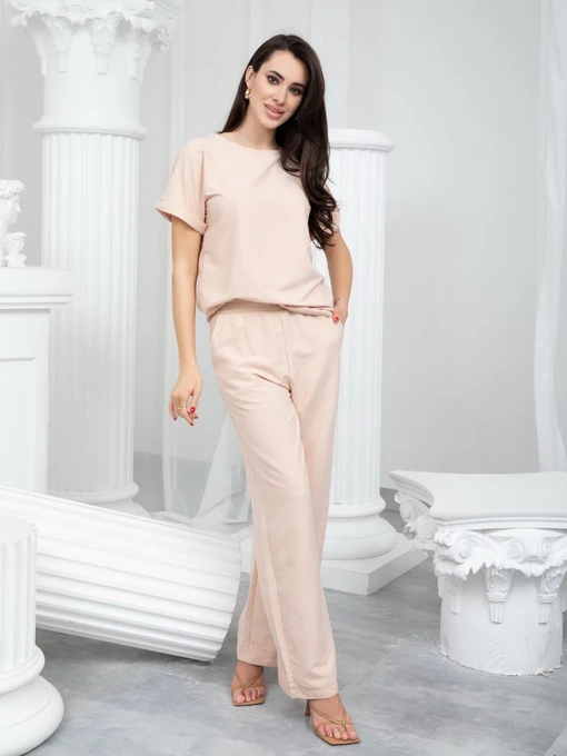 Костюмы ISSA Plus модель 12766_beige Фото