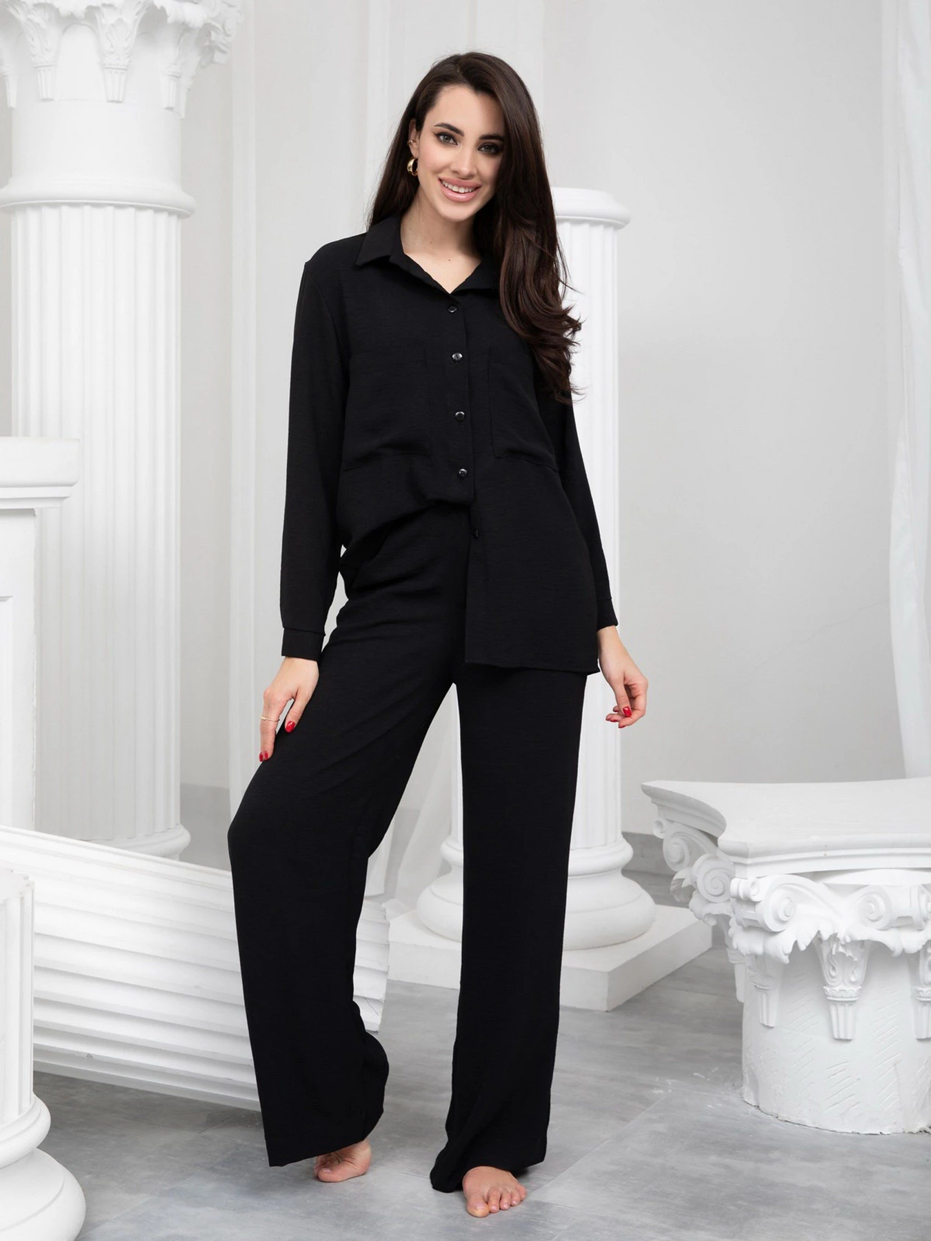 Костюмы ISSA Plus модель 13224_black Фото