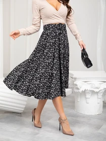 Юбки ISSA Plus модель 13214_black Фото