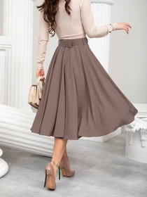 Спідниці ISSA Plus модель 13216_brown Фото