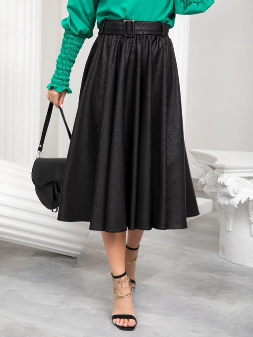 Юбки ISSA Plus модель 13217_black Фото